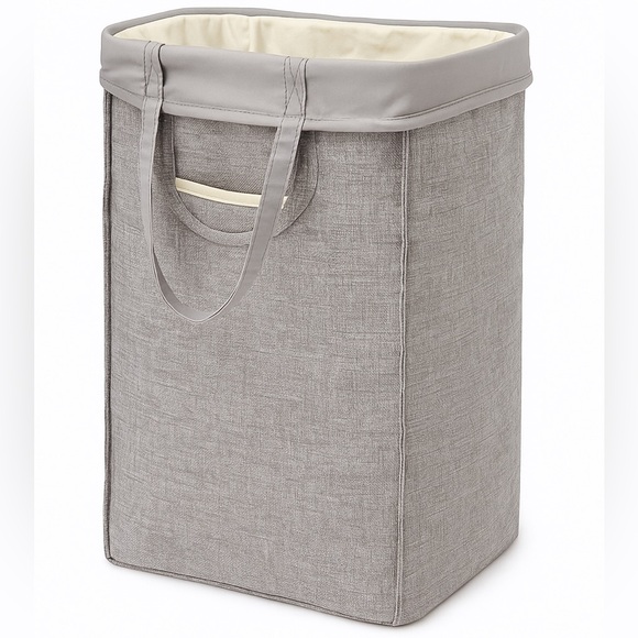 Nunu Home Other - Nunu Home Gray Cube Collapsible Fabric Laundry Hamper